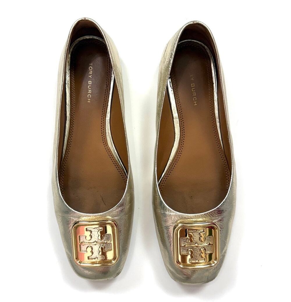 Tory Burch Georgia Ballet Flat in Spark Gold